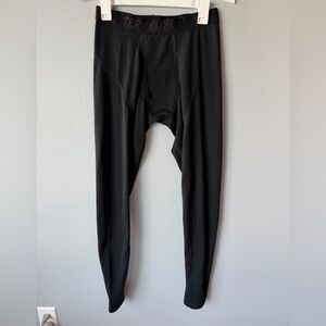 Terramar black Climasense 3.0 merino wool blend base layer leggings Men’s sz S